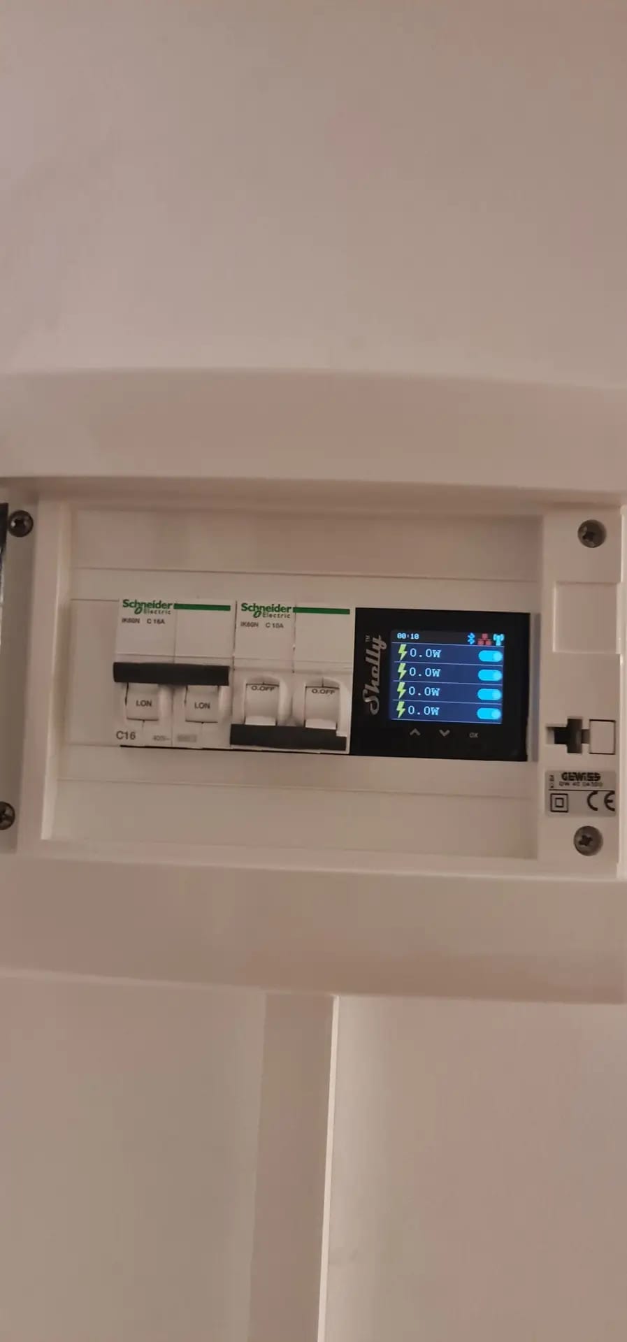 Instalație electrică finalizată